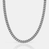 8mm Sterling Silver Cuban Link Chain