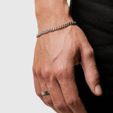 5mm Sterling Silver Cuban Link Bracelet