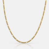 3mm 18k Gold Figaro Chain