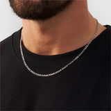 3mm Sterling Silver Figaro Chain