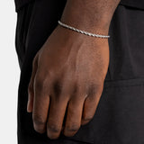3mm Sterling Silver Rope Bracelet