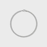3mm Sterling Silver Cuban Link Bracelet