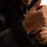 5mm Sterling Silver Figaro Bracelet
