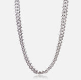 2-Tone Diamond Miami Cuban Link Chain (White Gold/Gold)