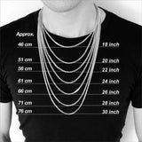 Sterling Silver Cuban Link Chain