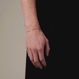 2mm 18K Gold Cuban Link Bracelet
