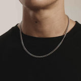 3mm Sterling Silver Cuban Link Chain