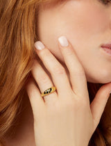 Woman's 18K Gold Rope Band Ring