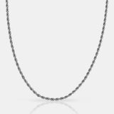 4mm Sterling Silver Rope Chain
