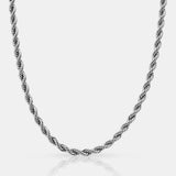 5mm Sterling Silver Rope Chain