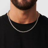 5mm Sterling Silver Rope Chain