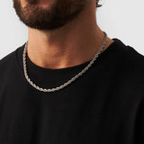 5mm Sterling Silver Rope Chain