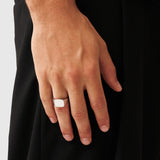 Sterling Silver Square Signet Ring
