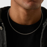 3mm Sterling Silver Wheat Chain