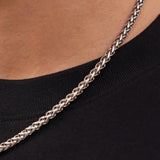 5mm Sterling Silver Wheat Chain