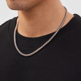 5mm Sterling Silver Wheat Chain
