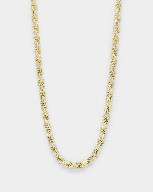 18k Gold Rope Necklace