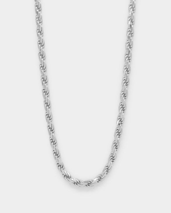 Sterling Silver Rope Necklace