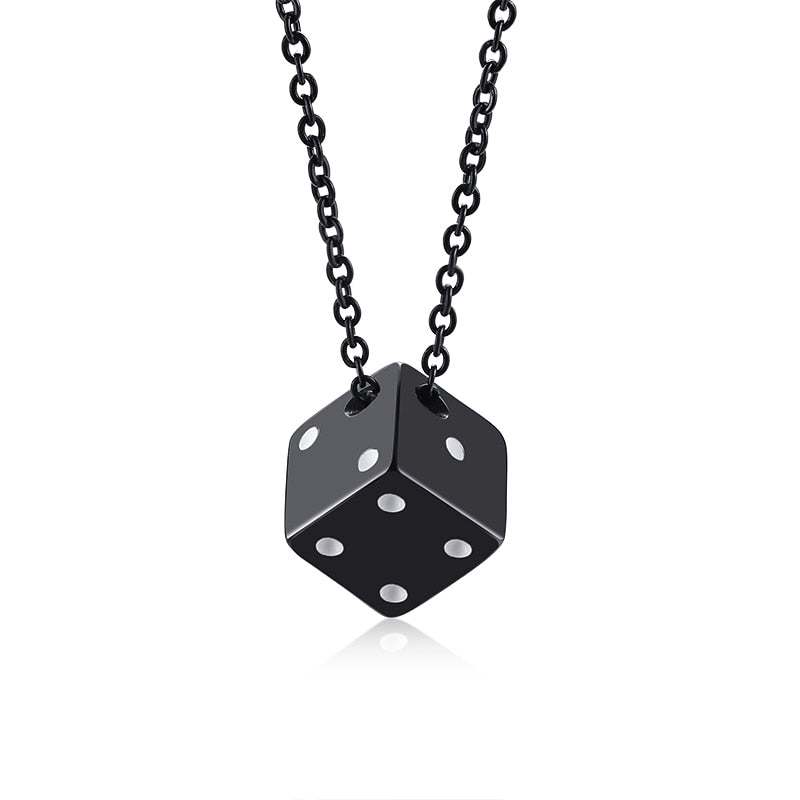 Lucky Dice Pendant Necklace