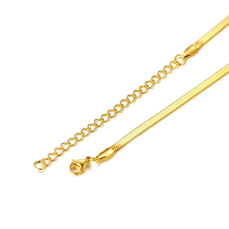 18k Gold Snake Necklace