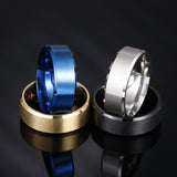 Blue Rhodium hand-crafted Ring
