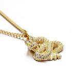 Diamond Dragon Pendant