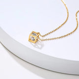 18k Gold Enchanted Love Pendant Necklace