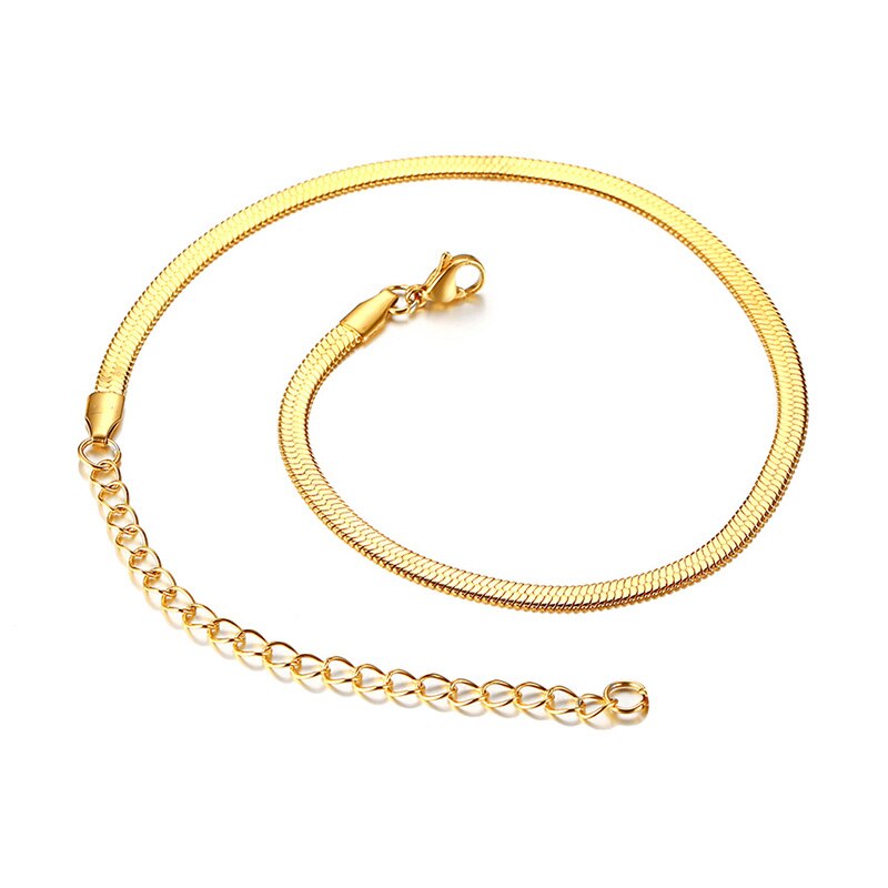 18k Gold Snake Necklace
