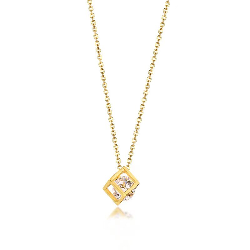 18k Gold Enchanted Love Pendant Necklace