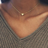 Gold / Silver Heart Pendant necklace