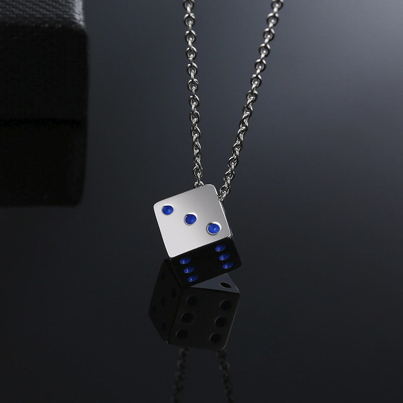 Lucky Dice Pendant Necklace
