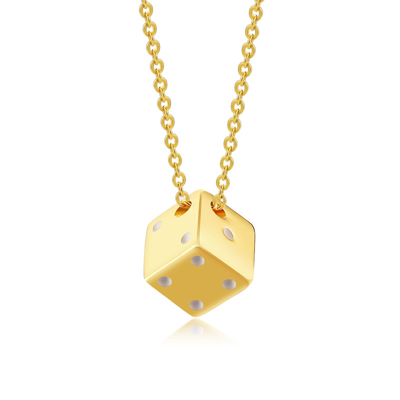 Lucky Dice Pendant Necklace