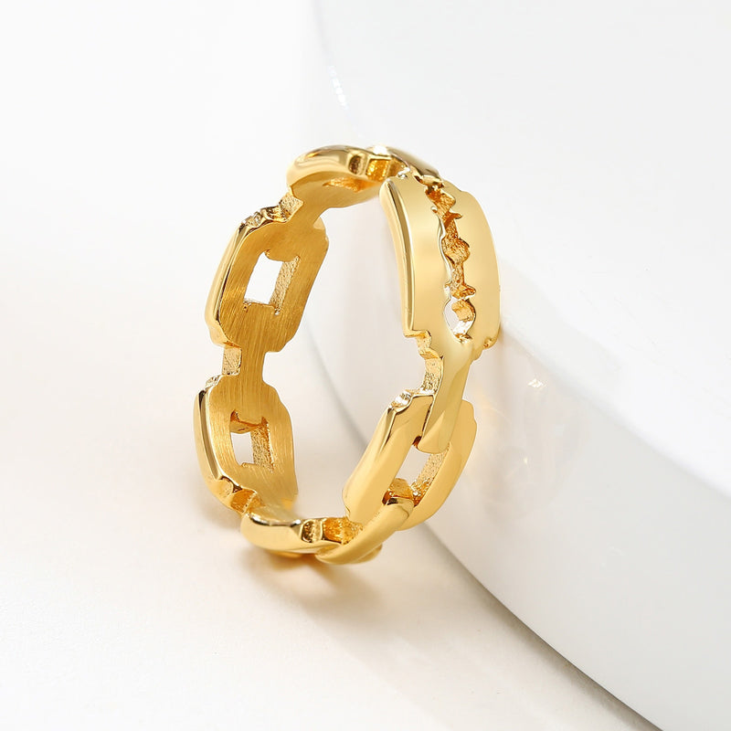 Blade Cuban Link Ring