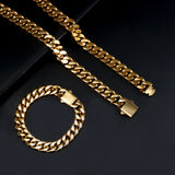 18k Gold Clasp Cuban Chain