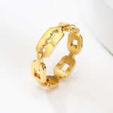 Blade Cuban Link Ring