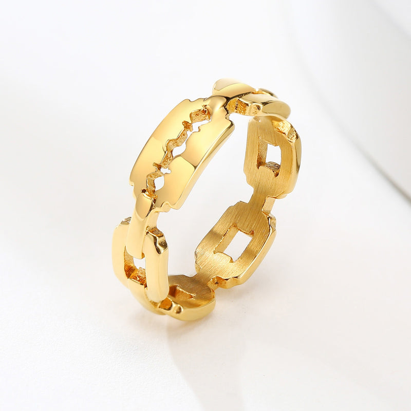 Blade Cuban Link Ring
