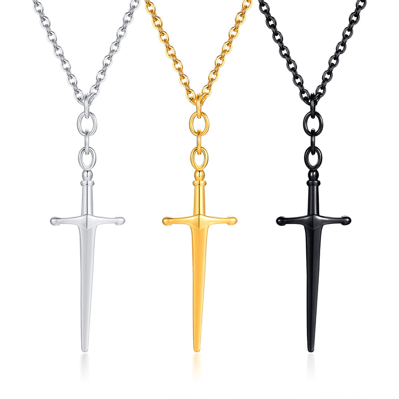 Sword Knife Pendant Necklace