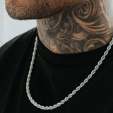 Sterling Silver Rope Necklace