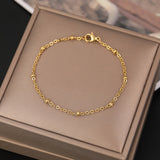18k Gold / Sterling Silver Inter link Bracelet