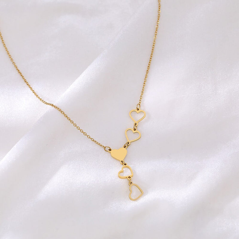 18k Gold The Love Path Necklace
