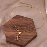 18k Gold The Love Path Necklace