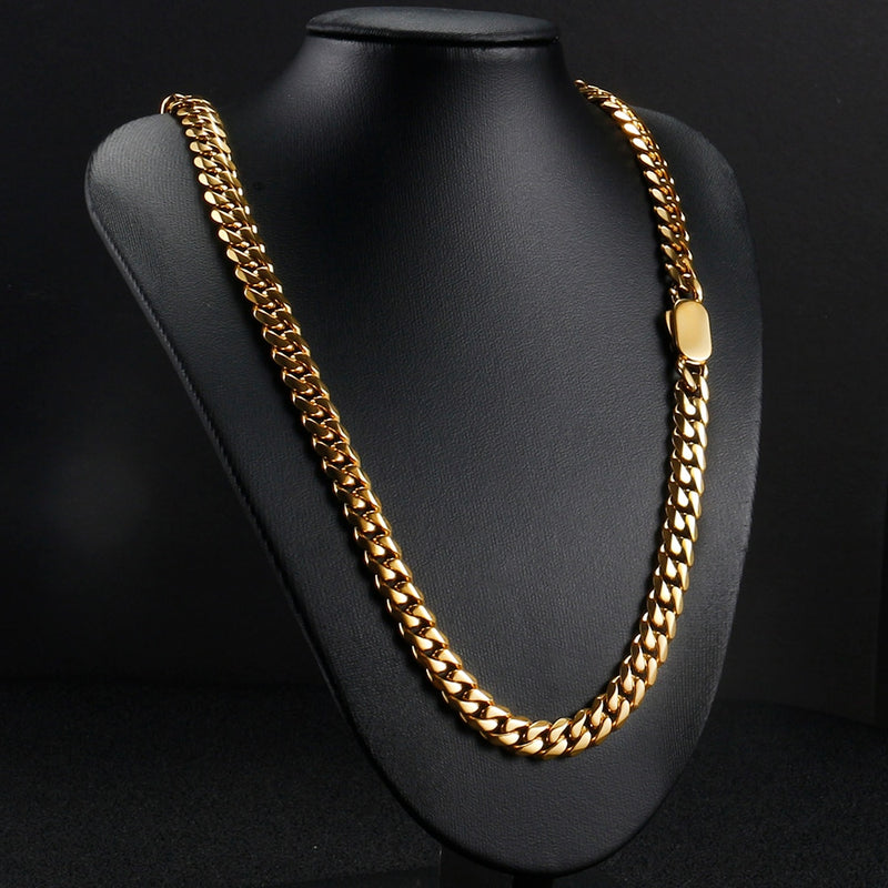 18k Gold Curb Cuban Chain