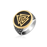 Vintage Valknut Ring