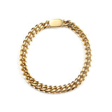 18k Gold Curb Cuban Link Bracelet