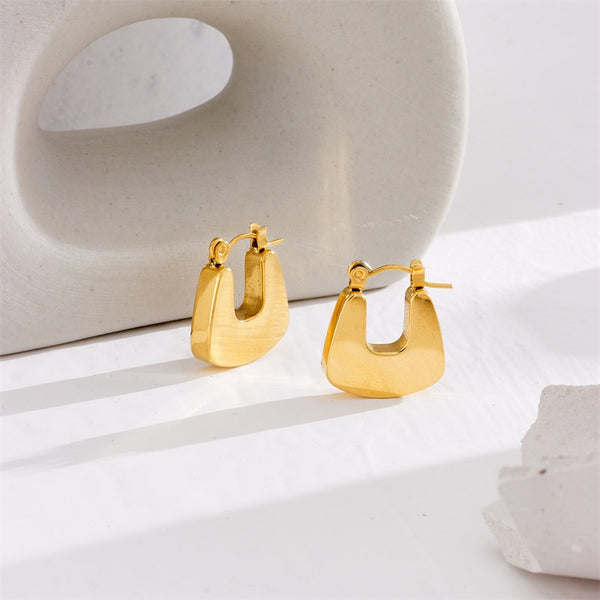 18k Gold Numero Uno Earrings