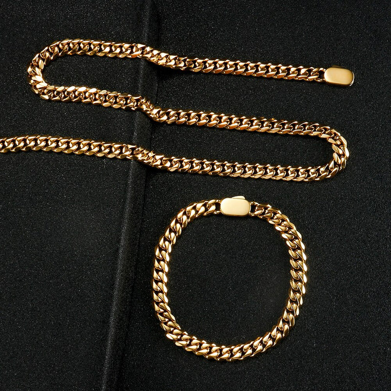 18k Gold Curb Cuban Link Bracelet