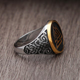 Vintage Valknut Ring