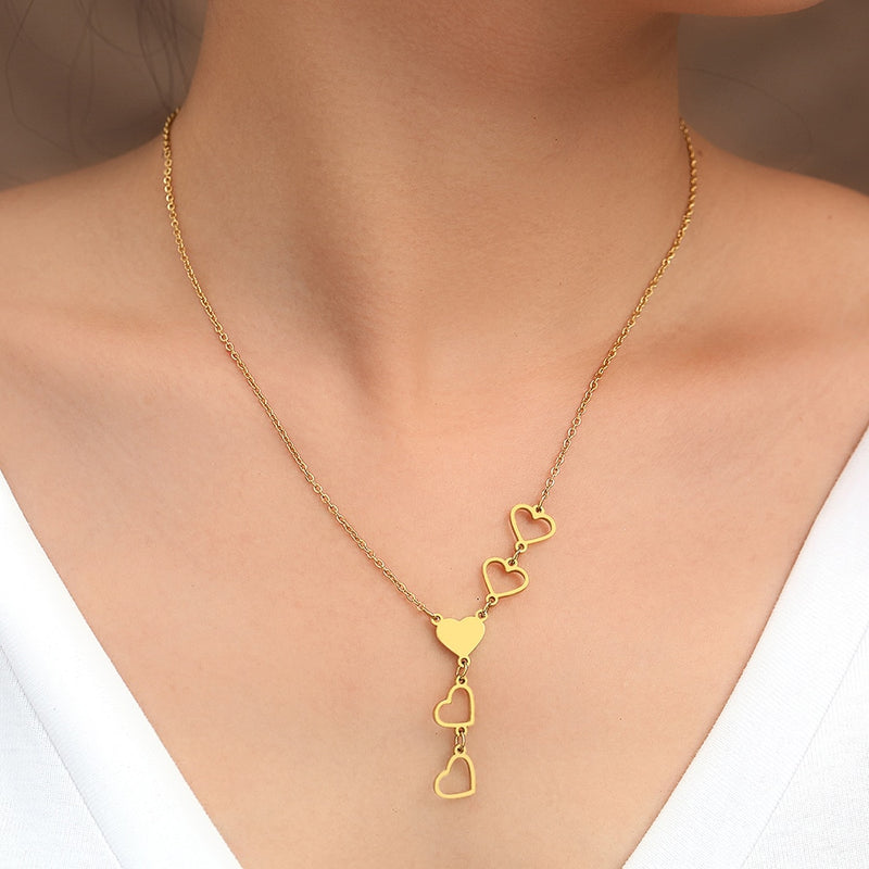 18k Gold The Love Path Necklace