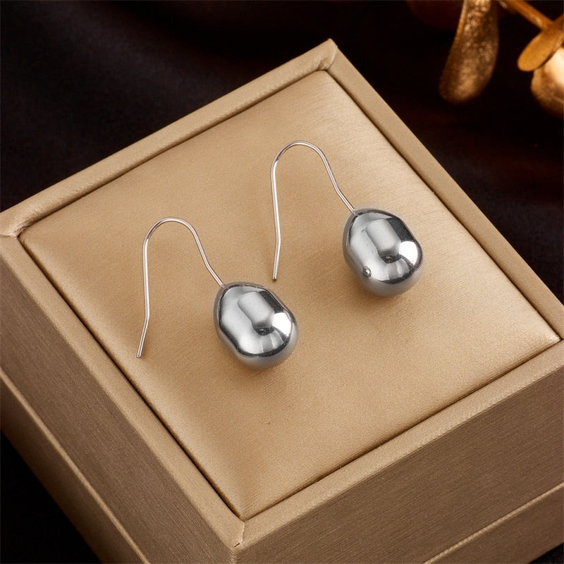 Sterling Silver Bank Earrings