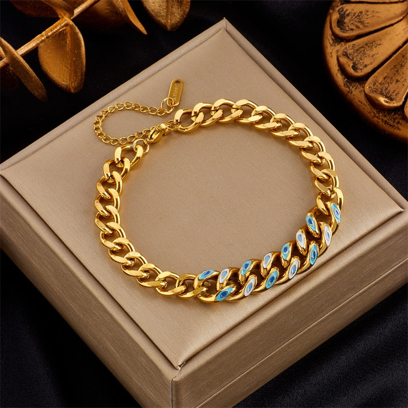 The Marina 18k Gold Cuban Bracelet